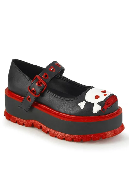 Darling But Dead Mary Janes [SLACKER-27 Platforms] sold by Vampire Freaks