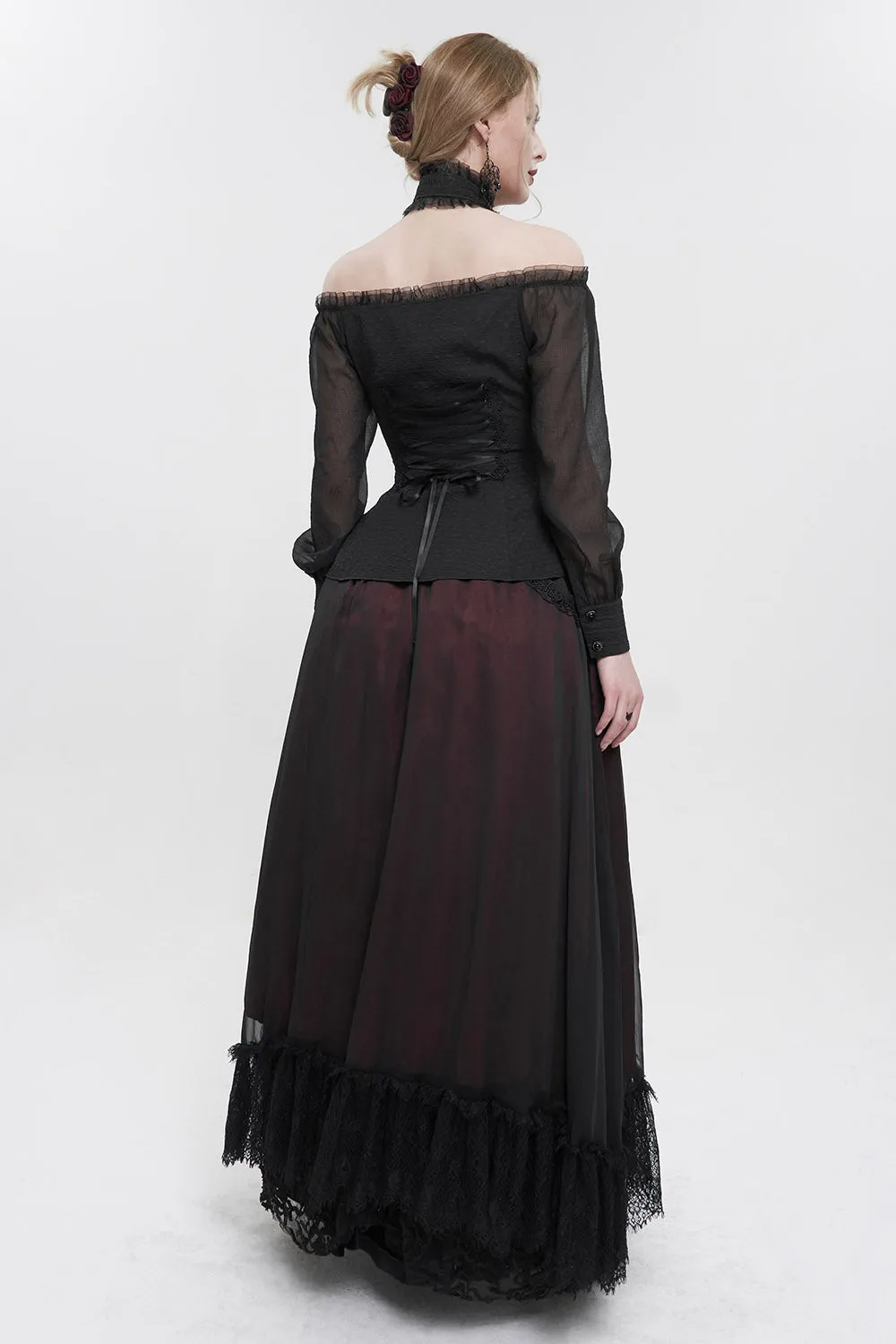 Gothic Lullaby Halter Top sold by Vampire Freaks product image thumbnail 4