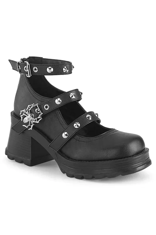 Spidercraft Chunky Mary Janes [Bratty-30] sold by Vampire Freaks