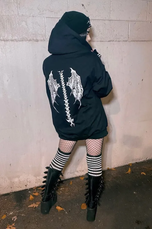 Demon Wings Hoodie [Zipper or Pullover] sold by Vampire Freaks
