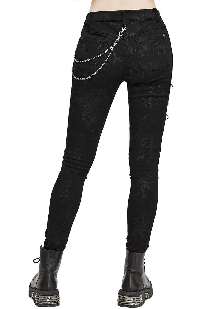 Pierced Punk Skinny Pants sold by Vampire Freaks product image thumbnail 3