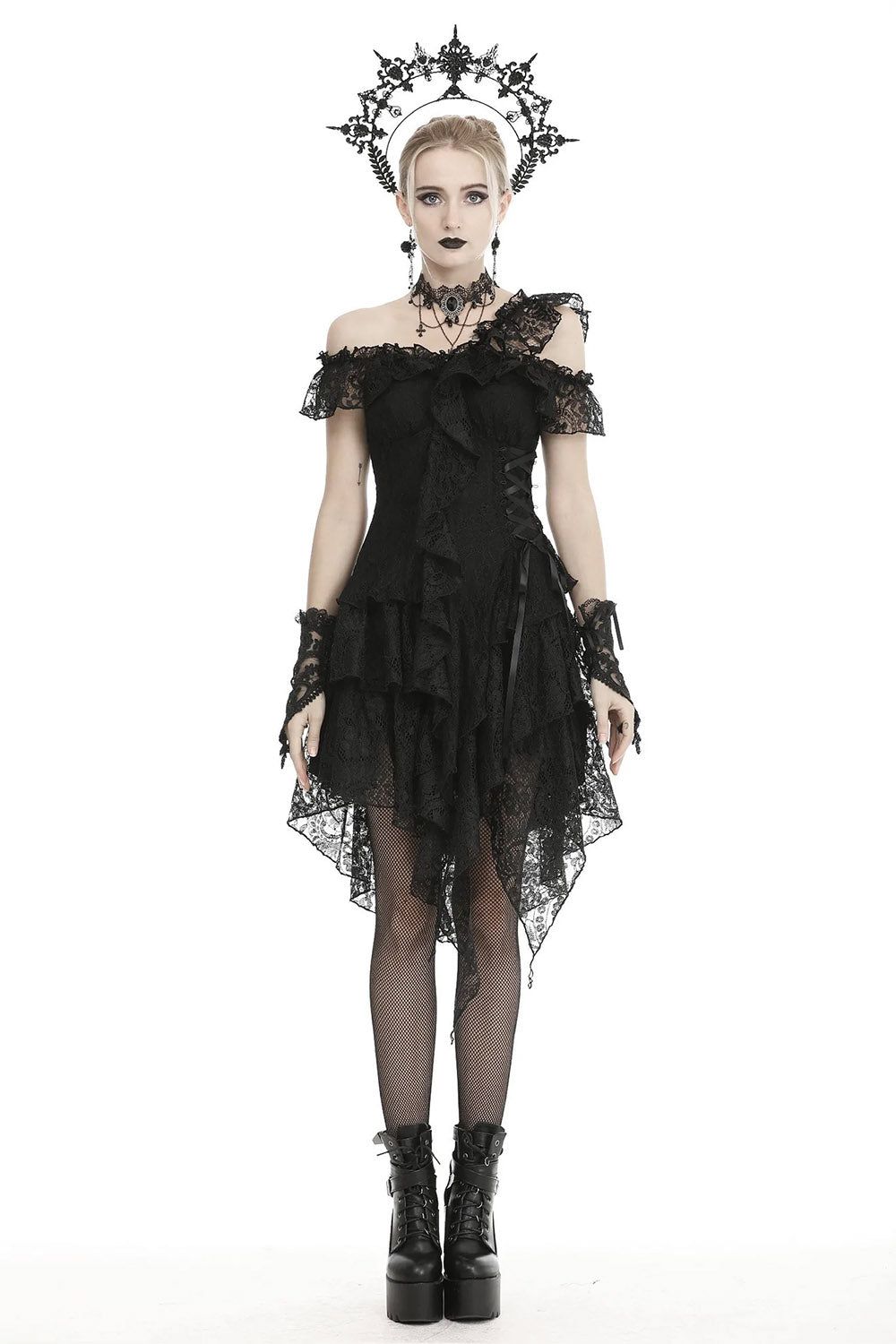 Gothic Saintling Lace Dress sold by Vampire Freaks
