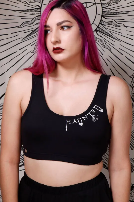 Haunted Bra Top sold by Vampire Freaks
