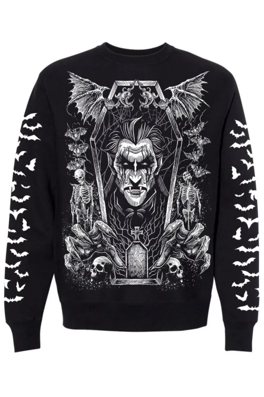 Count Dracula Sweatshirt sold by Vampire Freaks