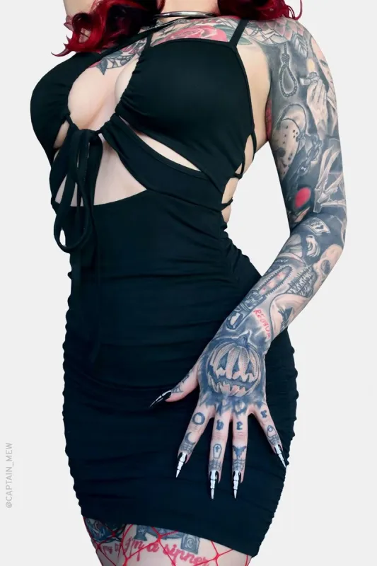 Mina Bodycon Mini Dress sold by Vampire Freaks