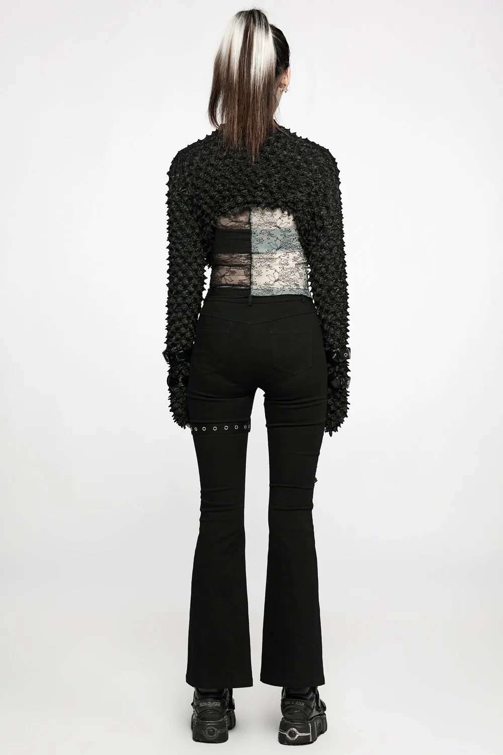 Amphetamine Lace Flare Pants sold by Vampire Freaks product image thumbnail 4