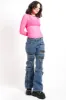 Tripp NYC Zip to Zip Pants [LIGHT BLUE INDIGO DENIM] sold by Vampire Freaks