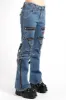 Tripp NYC Zip to Zip Pants [LIGHT BLUE INDIGO DENIM] sold by Vampire Freaks