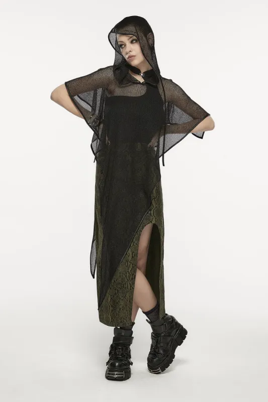 Black Coven Hooded Cloak sold by Vampire Freaks
