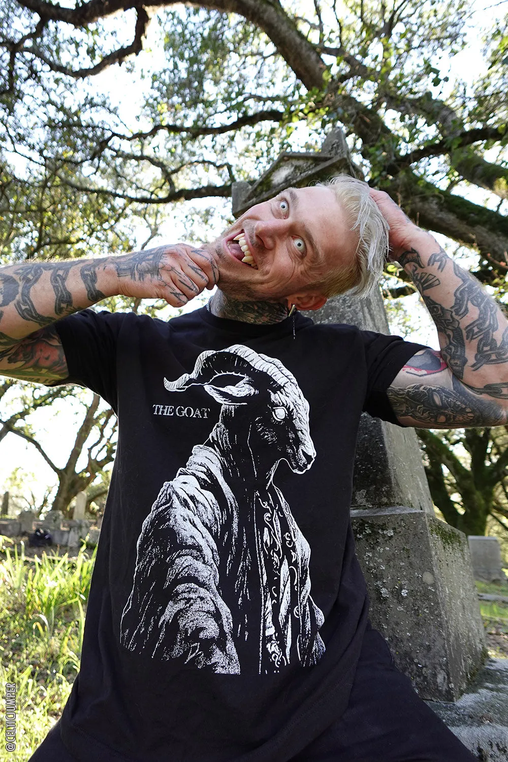 The GOAT T-shirt sold by Vampire Freaks