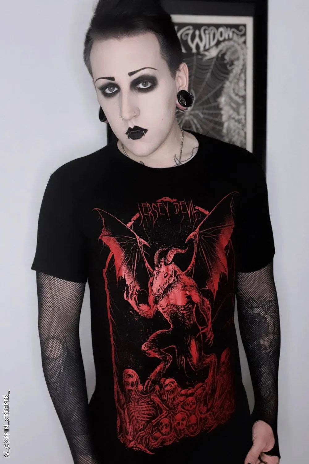 Jersey Devil T-shirt sold by Vampire Freaks product image thumbnail 2