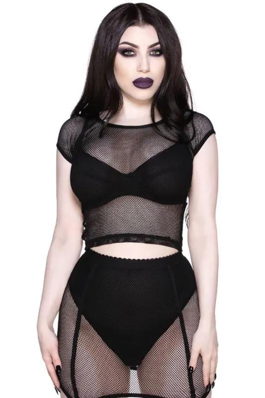 Wildchild Fishnet Top [B] sold by Vampire Freaks