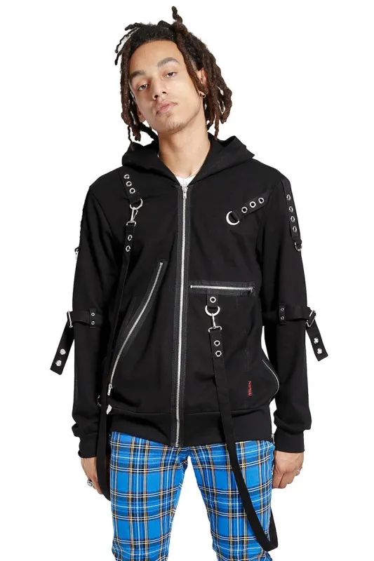 Tripp NYC Bondage Clash Hoodie sold by Vampire Freaks