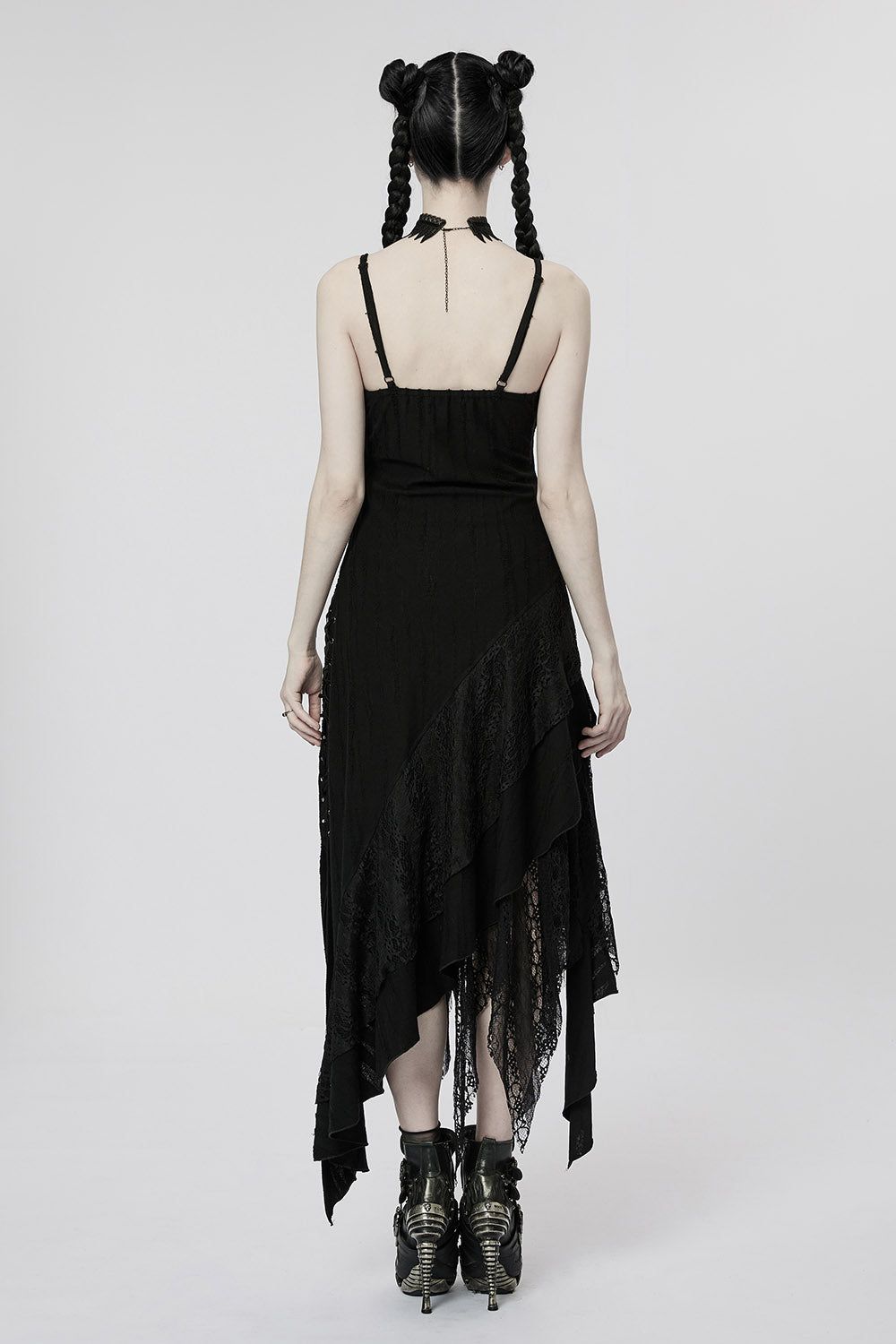 Forest Fae Tattered Maxi Dress sold by Vampire Freaks product image thumbnail 5