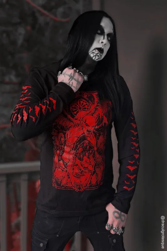 Sanguine Vampire Tee [BLOOD RED] [Multiple Styles Available] sold by Vampire Freaks