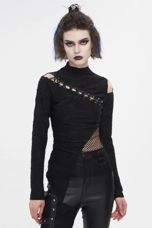 Shadowling Cold Shoulder Top sold by Vampire Freaks