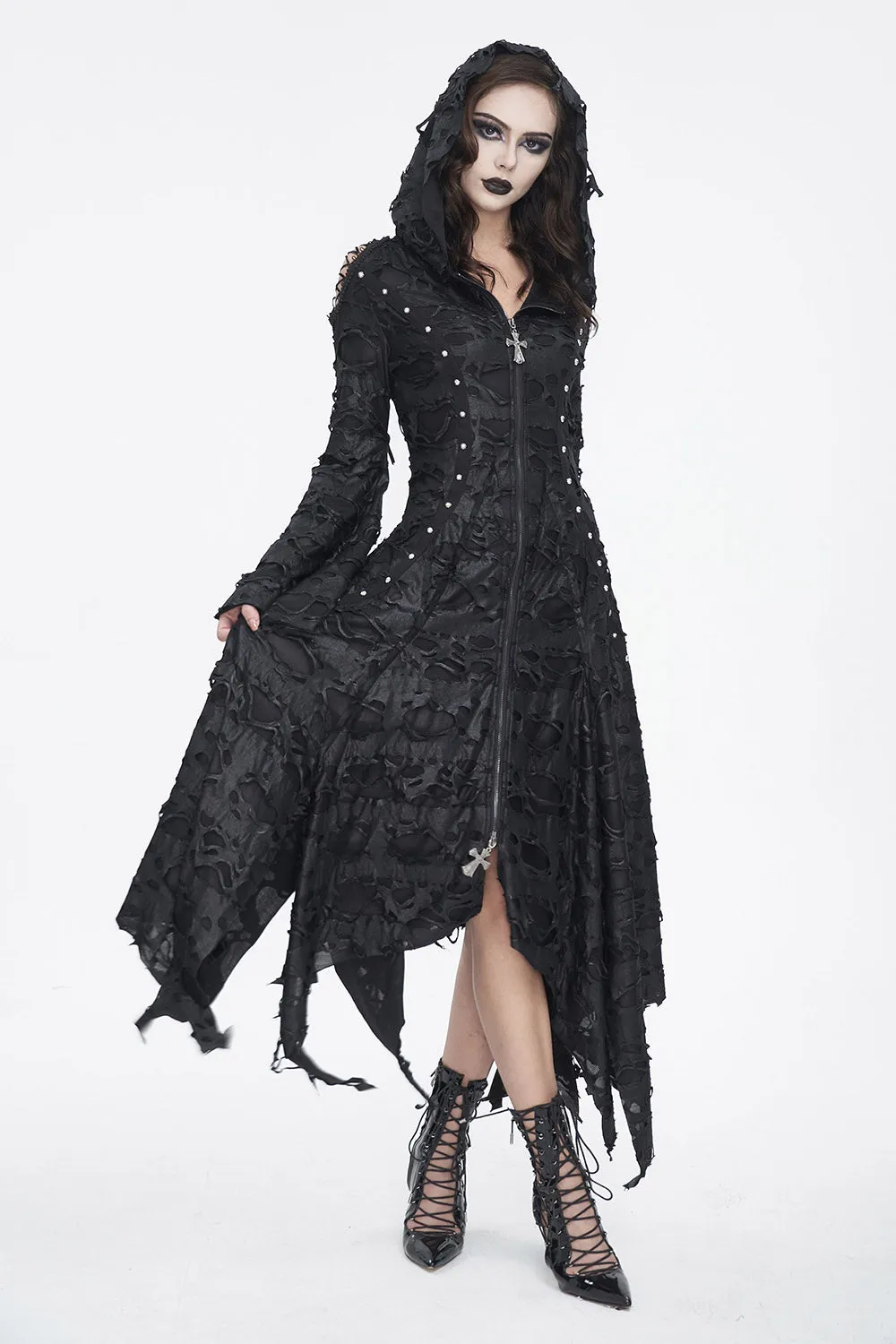 Witch Hause Hooded Dress sold by Vampire Freaks