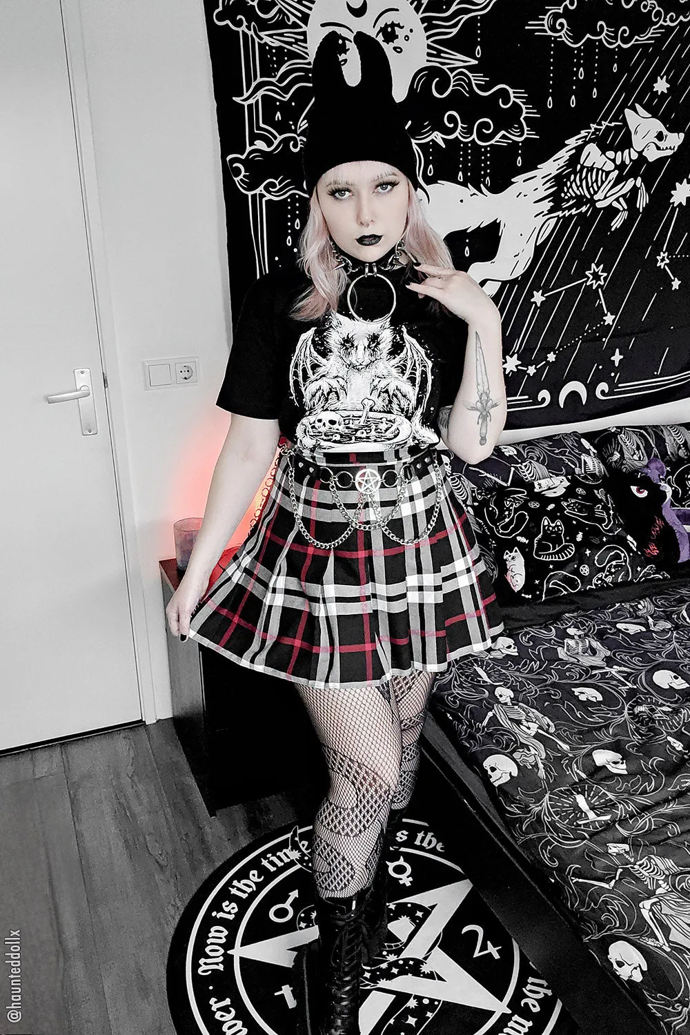 Conjuring Cat T-shirt sold by Vampire Freaks product image thumbnail 5