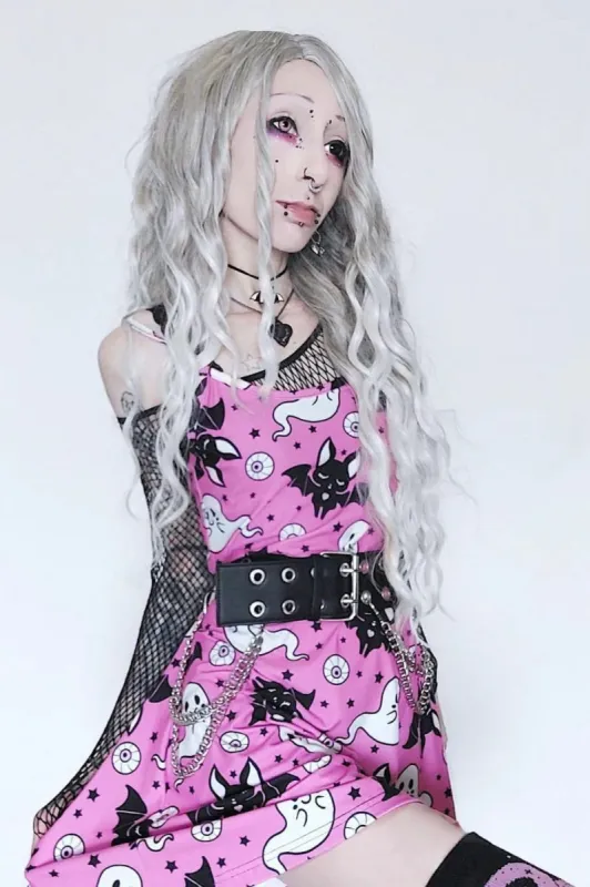 Cute Ghost and Bat Skater Dress sold by Vampire Freaks