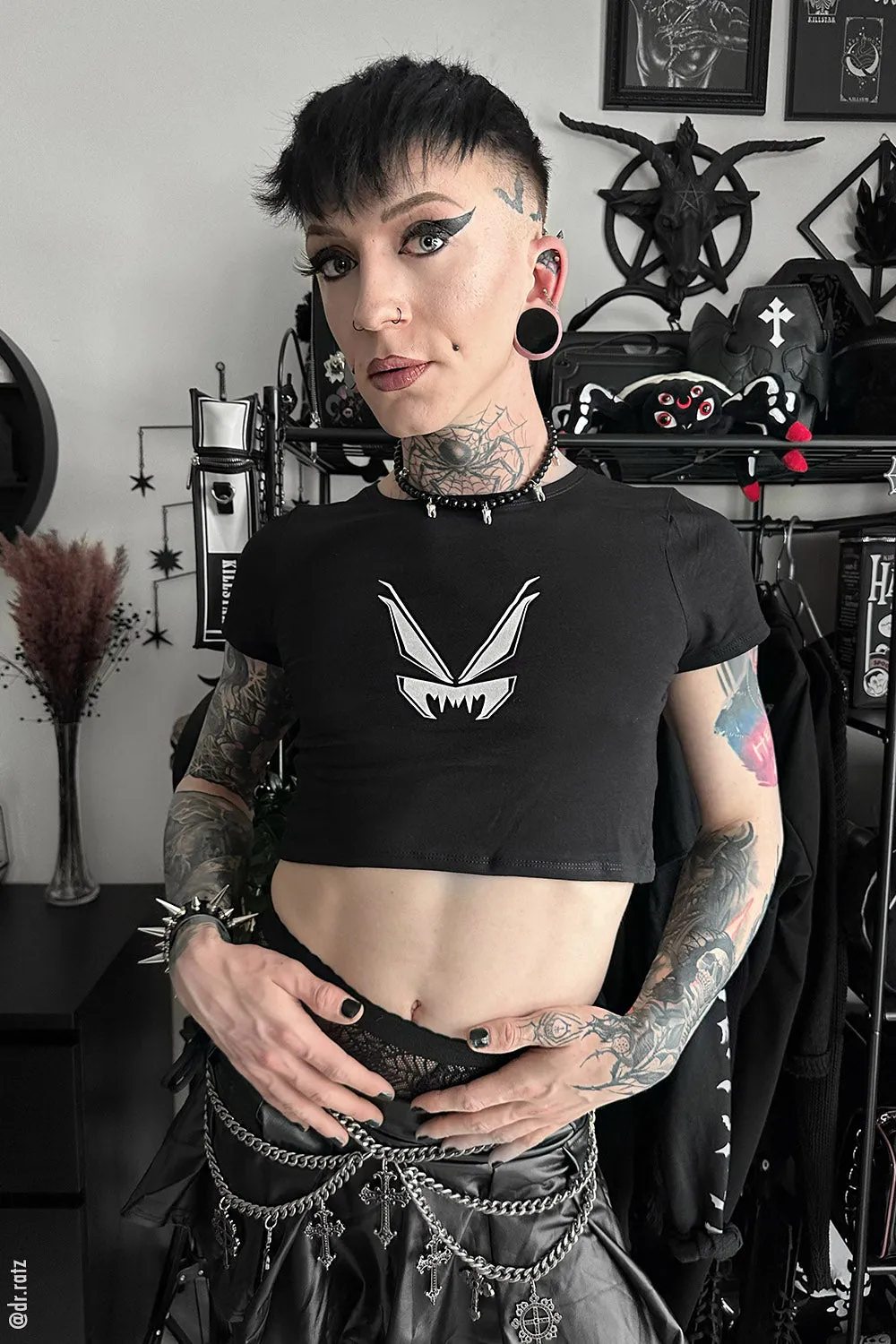 VampireFreaks Crop Top sold by Vampire Freaks product image thumbnail 2