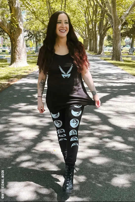 Moon Phase Leggings sold by Vampire Freaks
