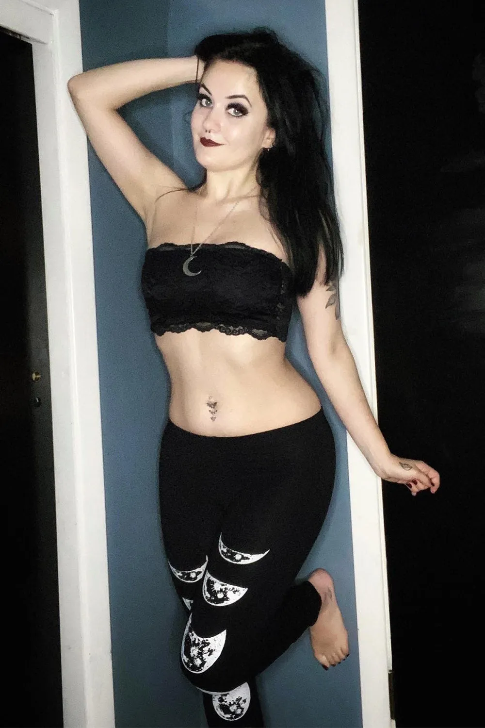 Moon Phase Leggings sold by Vampire Freaks product image thumbnail 5