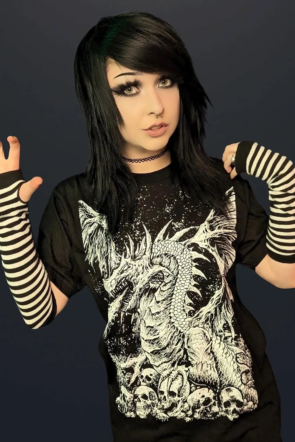 Dragon's Lair T-shirt sold by Vampire Freaks product image thumbnail 3