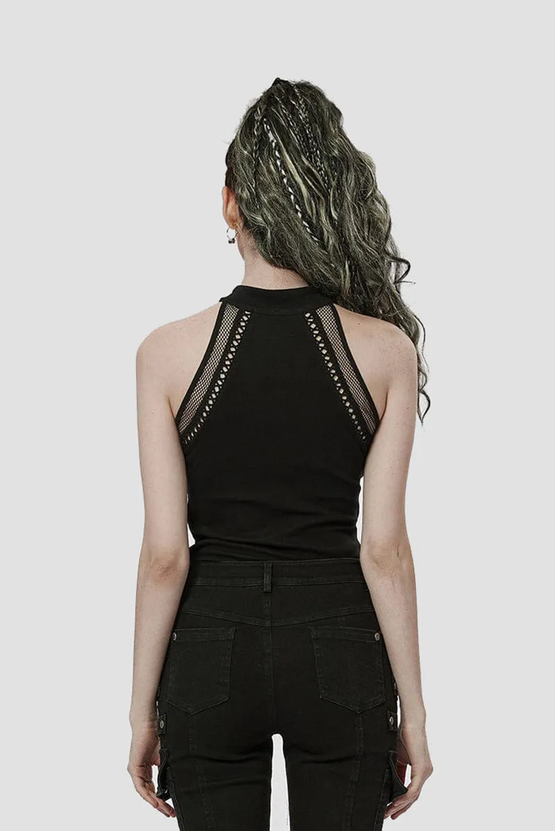 Hallowed Grave Halter Top sold by Vampire Freaks product image thumbnail 4