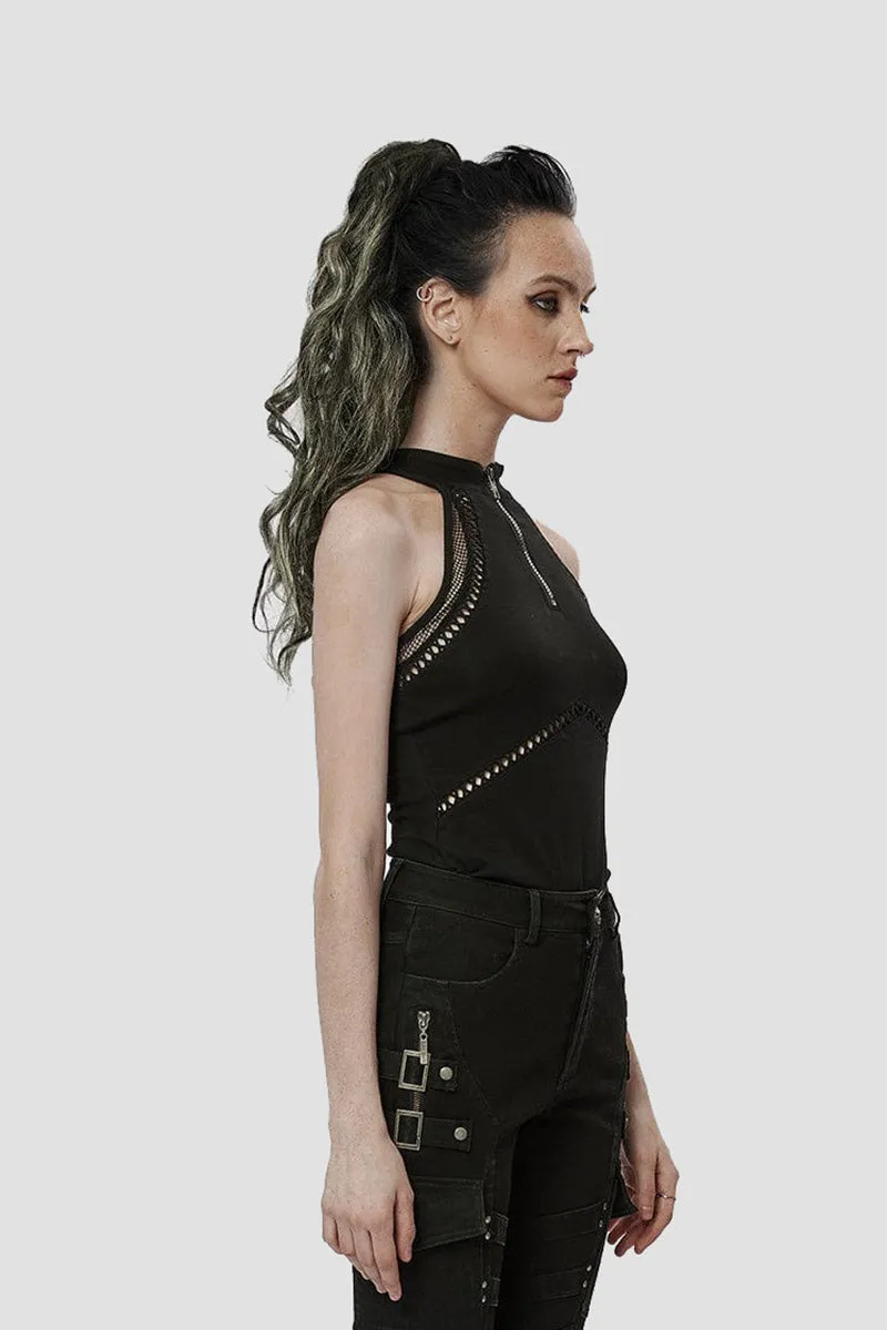 Hallowed Grave Halter Top sold by Vampire Freaks product image thumbnail 3