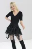 Chai Mini Skirt [BLACK/BLACK] sold by Vampire Freaks