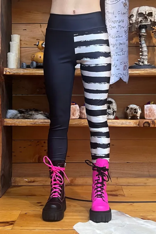 It's Showtime Striped Leggings sold by Vampire Freaks