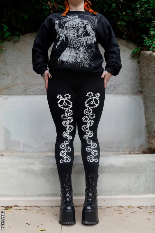 Graveyard Shift Gear Leggings sold by Vampire Freaks