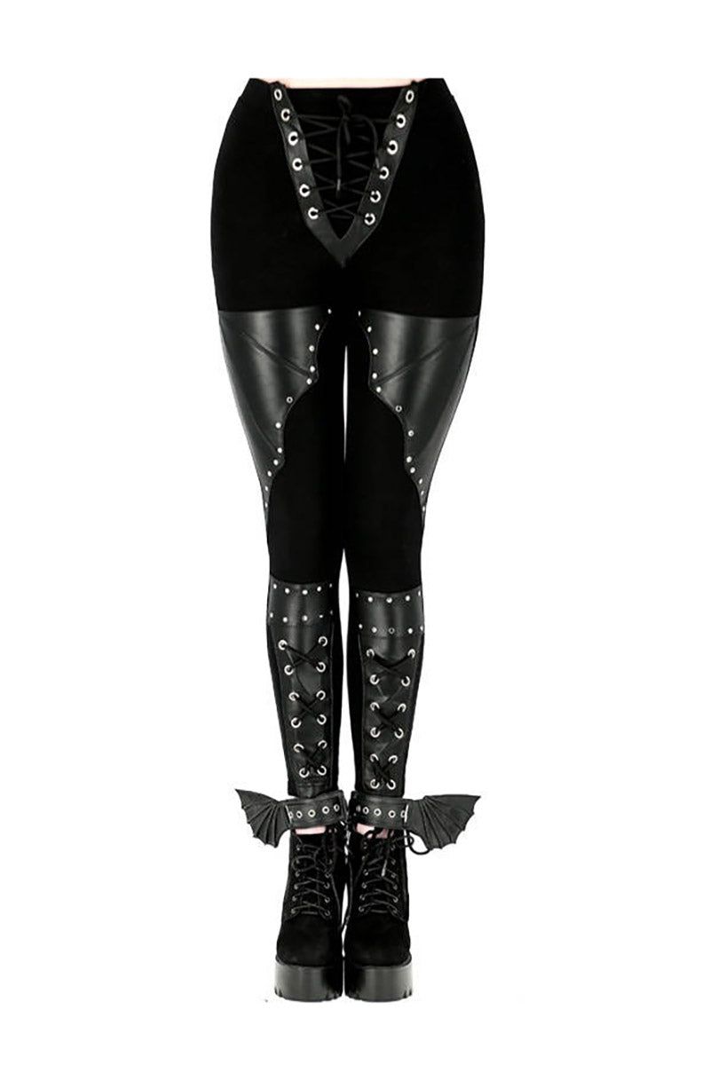 Bat Leggings sold by Vampire Freaks product image thumbnail 4