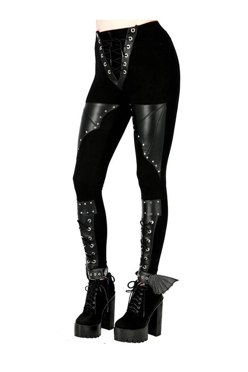 Bat Leggings sold by Vampire Freaks product image thumbnail 3