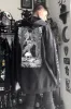 Quoth the Raven Hoodie [GRAY] [Zipper or Pullover] sold by Vampire Freaks