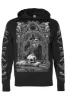 Quoth the Raven Hoodie [GRAY] [Zipper or Pullover] sold by Vampire Freaks