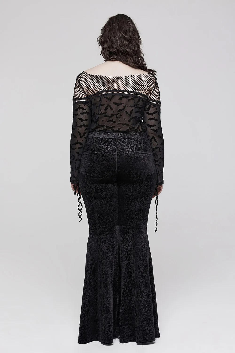 Batty Off the Shoulder Top sold by Vampire Freaks product image thumbnail 4