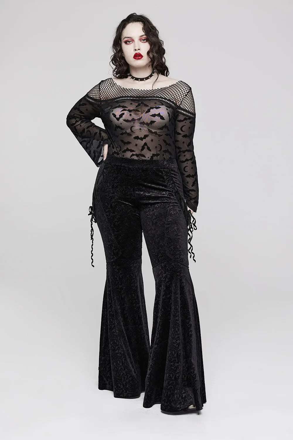 Batty Off the Shoulder Top sold by Vampire Freaks product image thumbnail 2