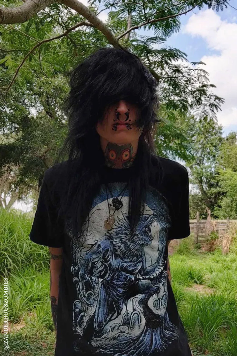 Blue Blood Werewolf T-shirt sold by Vampire Freaks product image thumbnail 2