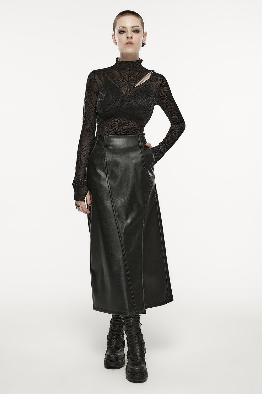 Macabre Mesh Top sold by Vampire Freaks product image thumbnail 3