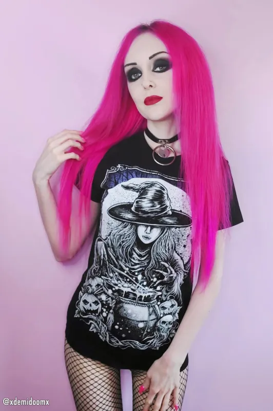 Witch's Cauldron T-shirt sold by Vampire Freaks