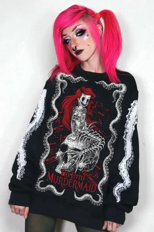 The Little Murdermaid Sweatshirt sold by Vampire Freaks