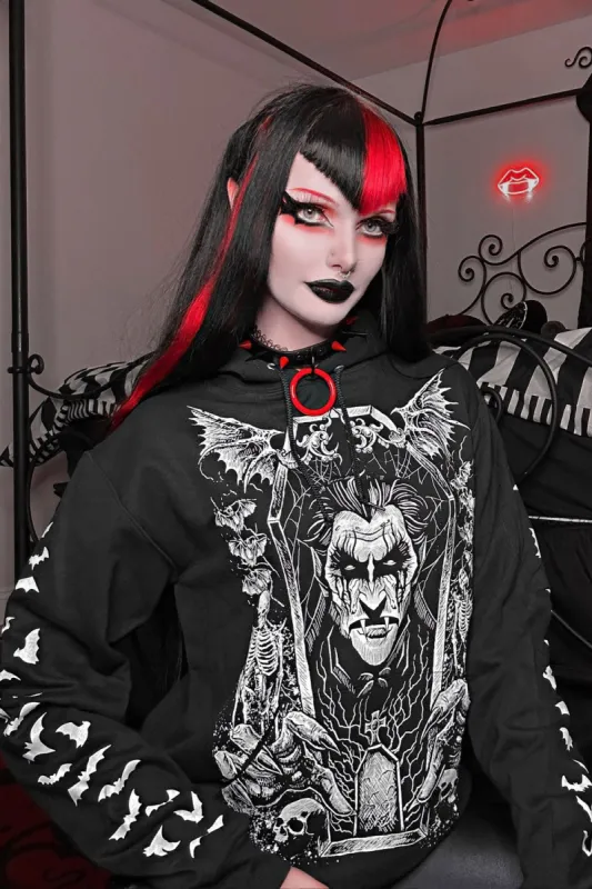Count Dracula Hoodie [Zipper or Pullover] sold by Vampire Freaks