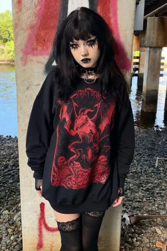 Jersey Devil Sweatshirt sold by Vampire Freaks