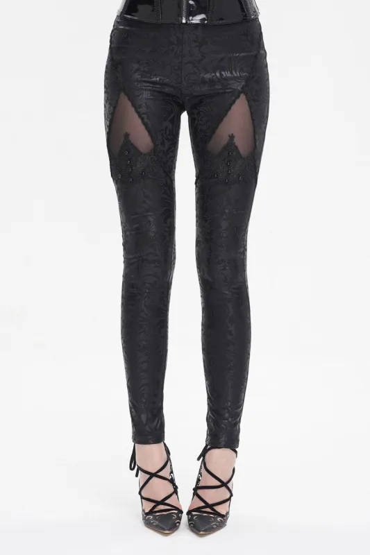 Regions Beyond Brocade Leggings sold by Vampire Freaks