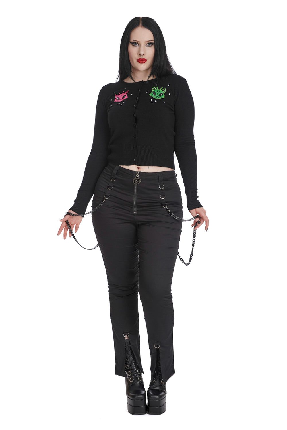 Baby Alien Cat Cardigan sold by Vampire Freaks product image thumbnail 4