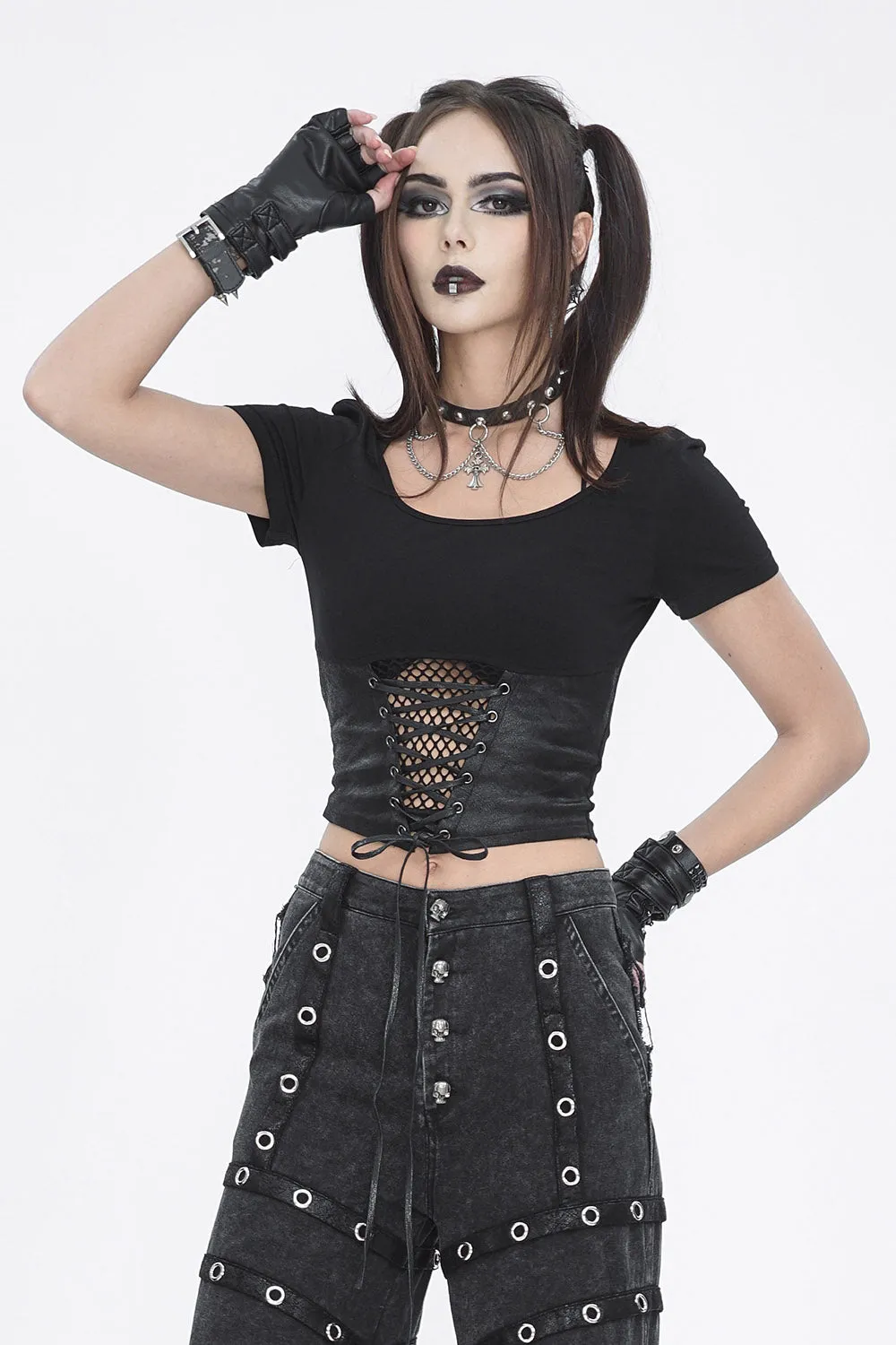 Athena Shoulder Armor Top sold by Vampire Freaks product image thumbnail 5