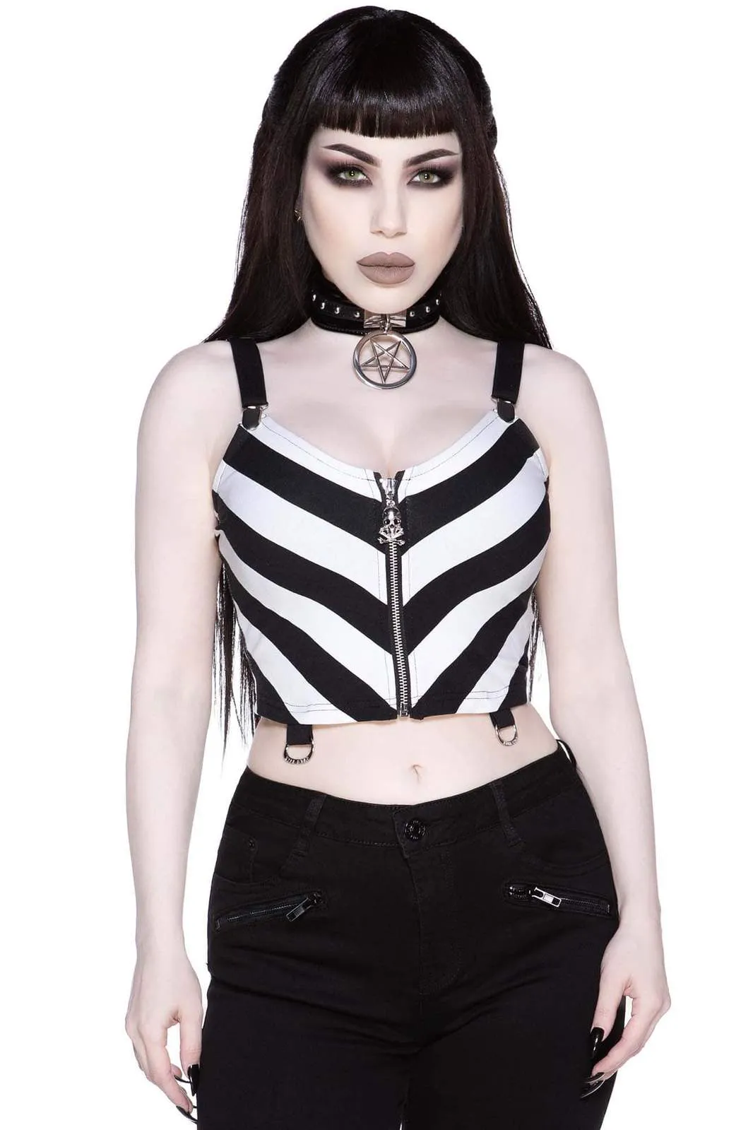 Stripe O Negative Top sold by Vampire Freaks product image thumbnail 2