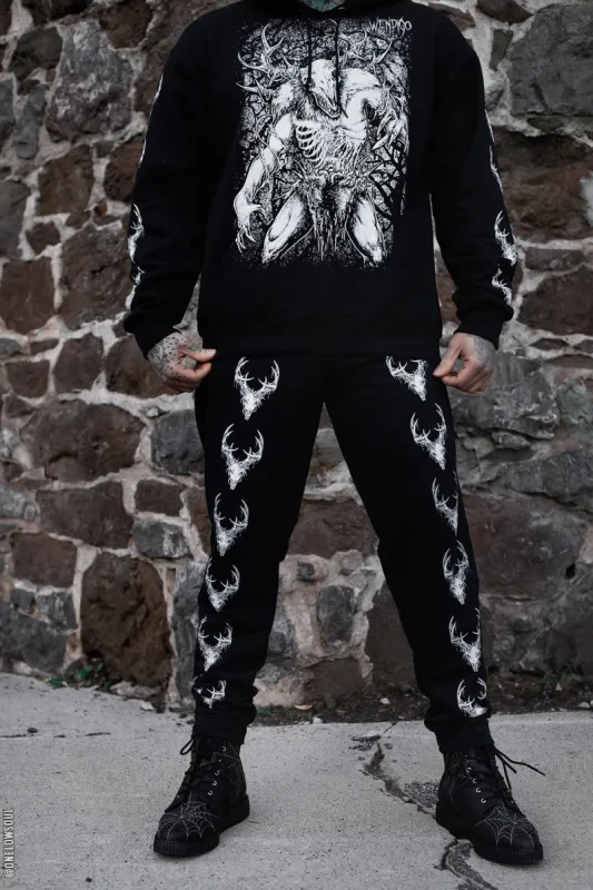 Wendigo Skull Joggers sold by Vampire Freaks