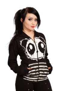 Killer Panda KP Raw Hoodie sold by Vampire Freaks